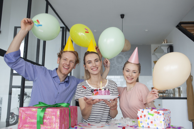 友達の誕生日のサプライズパーティー