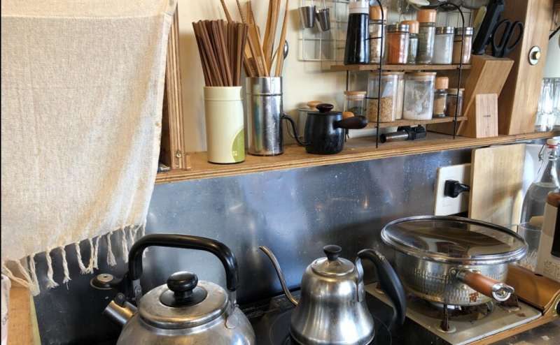 1Fには喫茶もございます。ゆっくりお寛ぎいただけます