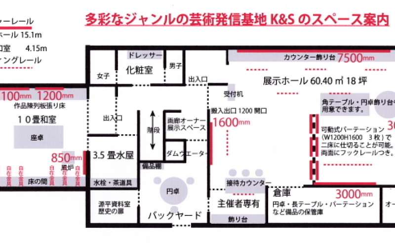 スペースのご案内です
