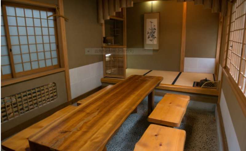 立式茶室の様子です 茶道具は貸し出しがあります（有料）