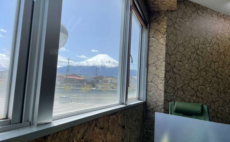 天気が良い日は富士山を眺めることができます!