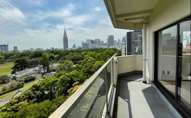 【ベランダからの眺望】 - TIME SHARING 新宿御苑前 壱丁目参番館1001の写真