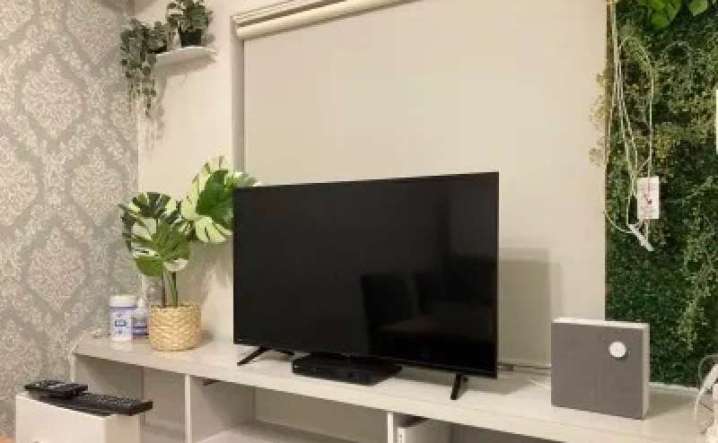 40型テレビあり。WEBカメラとマイク付きスピーカーでWEB会議もできます