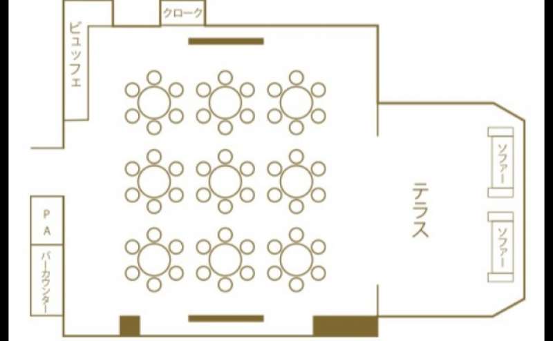 7Fグレースバリ~ザ・テラス 会場レイアウト