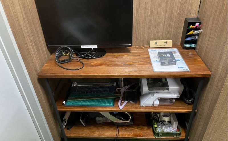 通路にある物は無料で利用できます!