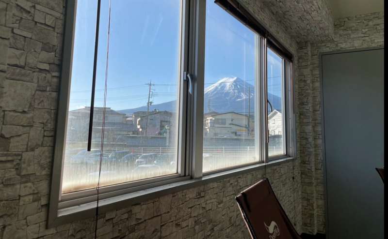 5名個室から見る富士山です!