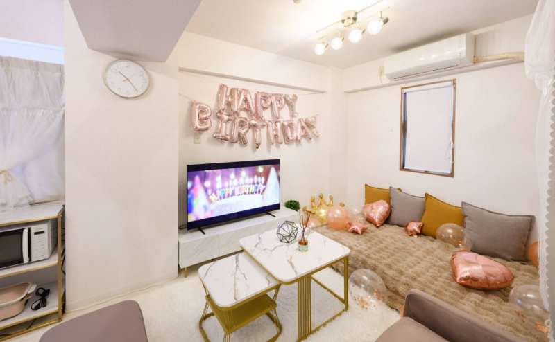 広いお部屋でゆっくり☕