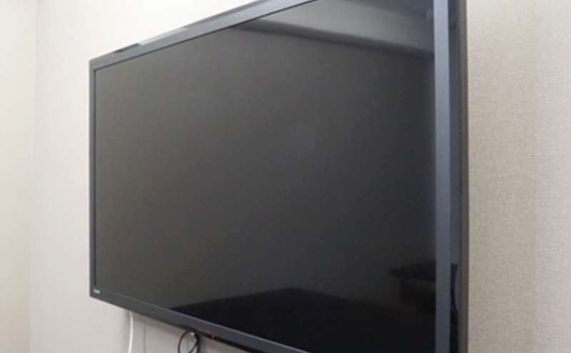 液晶モニター完備。MITSUBISHI  LCD-50ML7H  50インチの大画面です