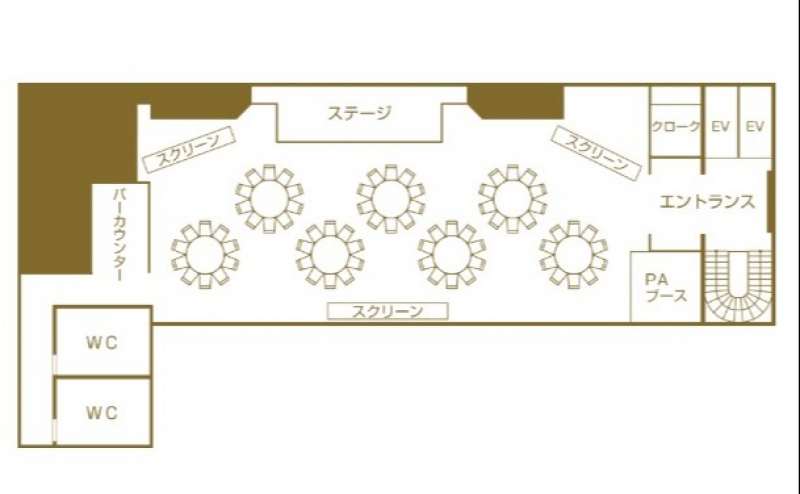 2Fグレースバリ 会場レイアウト